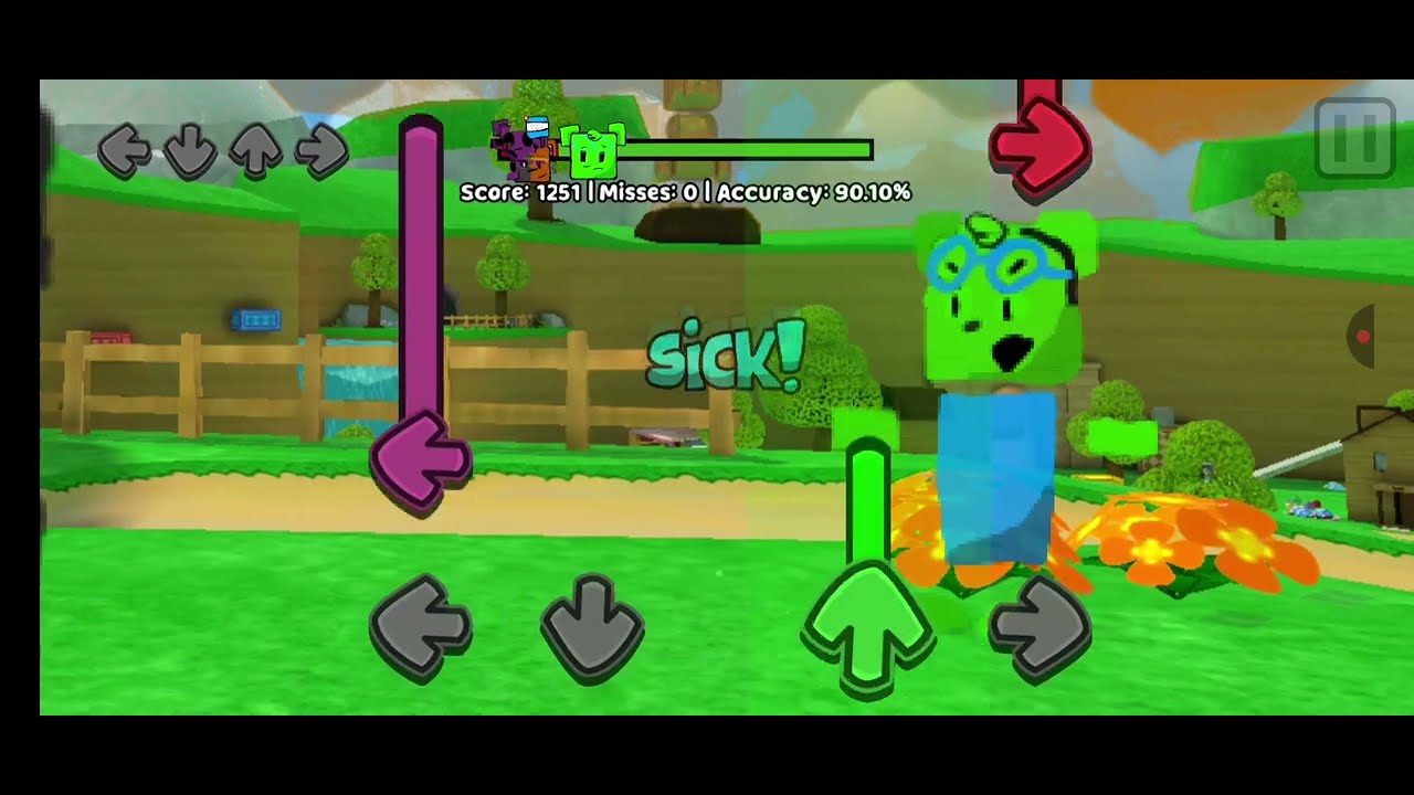 Friday night funky vs kaikyblox: burning link nos comentários