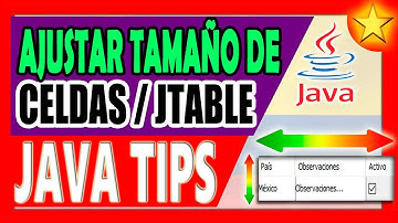 ► 16. 🔴【JAVA TIPS】Ajustar el ↕️ TAMAÑO ↔️ de CELDAS en JTABLE  │ NetBeans + Java │Java Tutorial
