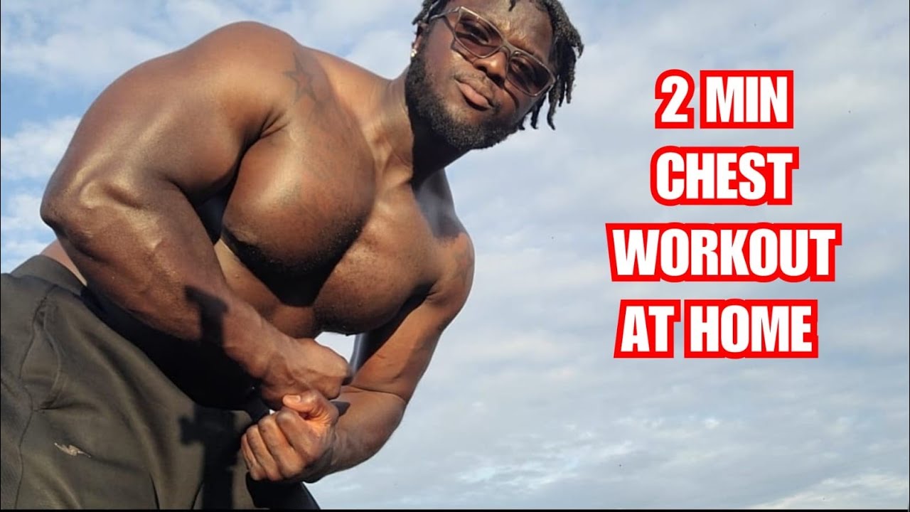 2 MINUTE CHEST WORKOUT HOME ROUTINE (NO EQUIPMENT NEEDED)
