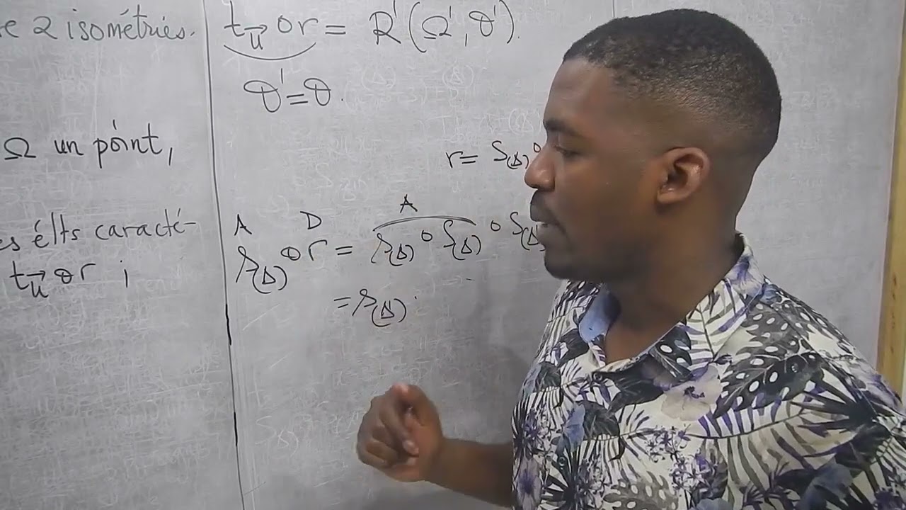 Nature Et Éléments Caractéristiques De La Composée De 2 Isométries