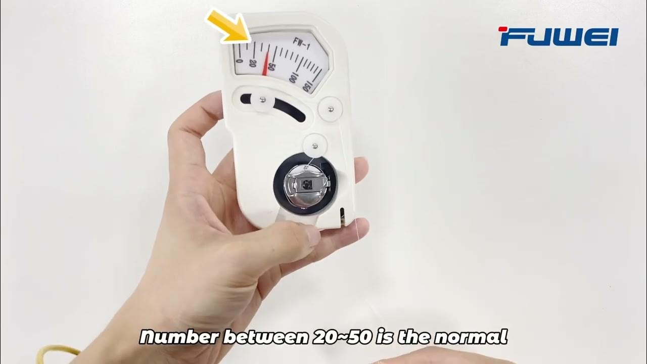 How to use the Bobbin case tension gauge? YouTube