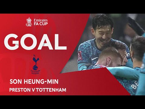 Goal | son heung-min | preston 0-2 tottenham hotspur | emirates fa cup 2022-23