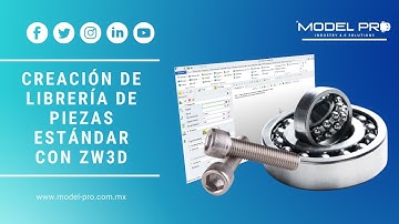Creación de Librería de Piezas Estándar | ZW3D | Español