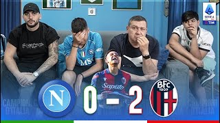 RIDICOLI!! CHE SCHIFO... NAPOLI-BOLOGNA 0-2 | LIVE REACTION NAPOLETANI