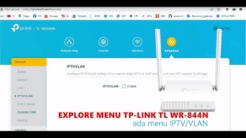 Explore MENU TP Link TL WR844N
