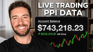 LIVE! PPI DATA is COMING OUT! Live Trading!