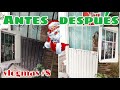 LAVE Y PINTE LA PUERTA Y VENTANA DE LA COCINA CAMBIÓ ABRUPTAMENTE #VLOGMAS #8