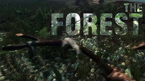 The Forest 0.05 - How to Make a Bow - Crafting Tutorial (PC HD)