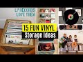 15 Fun Vinyl record storage ideas