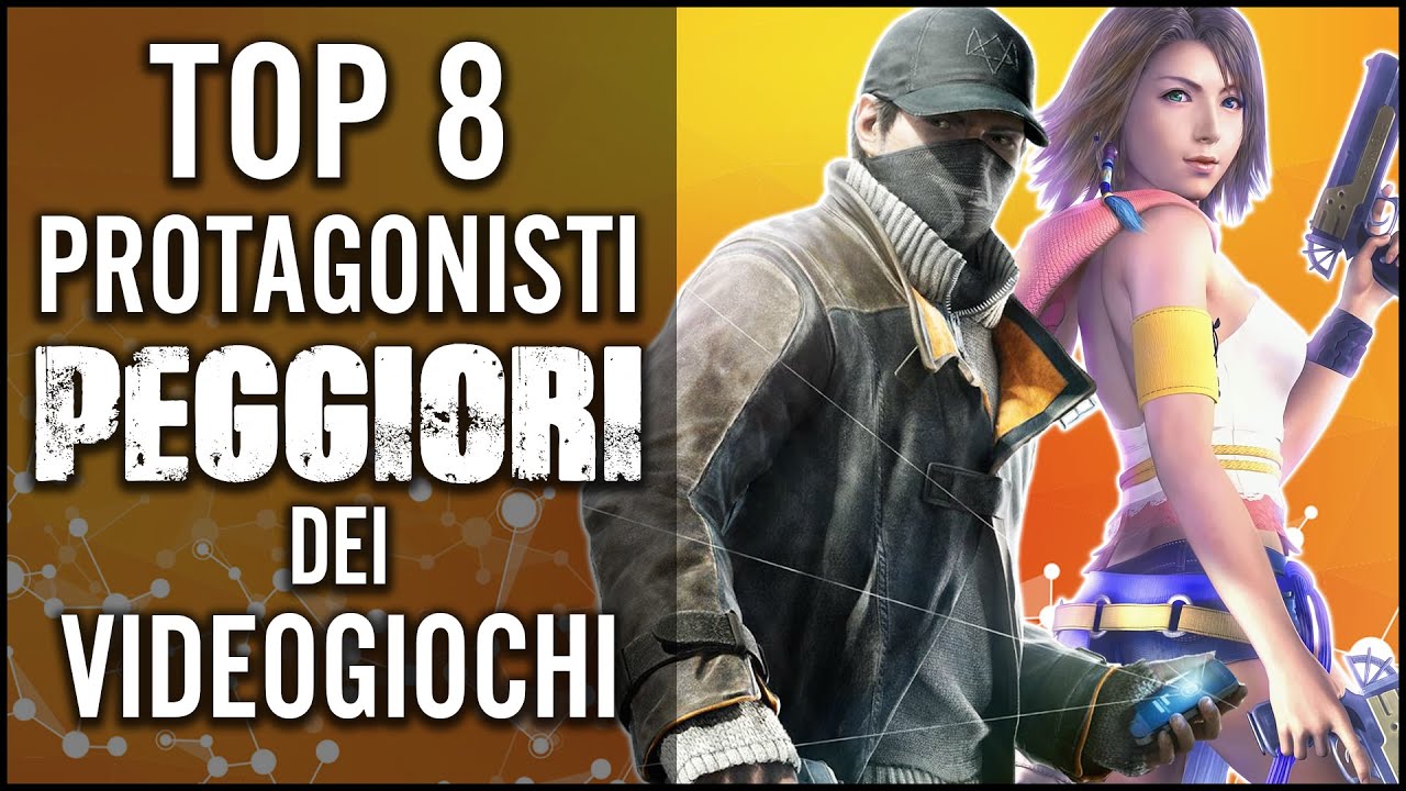 TOP 8 PROTAGONISTI PEGGIORI DEI VIDEOGIOCHI