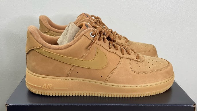 Nike x Supreme Air Force 1 Flax Wheat Gum On Foot Sneaker Review  QuickSchopes 258 Schopes DN1555 200 