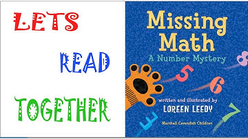 READ A LOUD. MISSING NUMBERS. THE BEST READING BOOKS FOR KIDS.