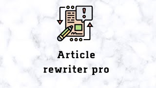 ARTICLE REWRITER PRO-Tool7