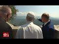 Pope visits Shrine of Our Lady of Grace just south of Rome
