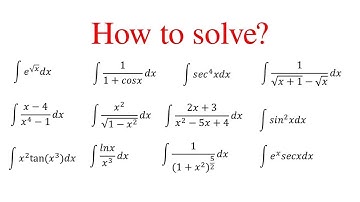 What Integration Technique Should I Use? (trig sub, u sub, DI method, partial fractions) Calculus 2