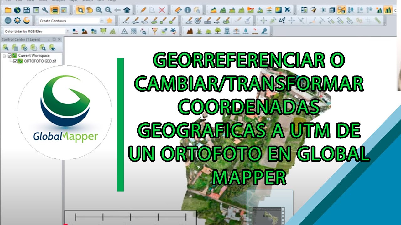 GEORREFERENCIAR O CAMBIAR/TRANSFORMAR COORDENADAS GEOGRAFICAS A UTM DE