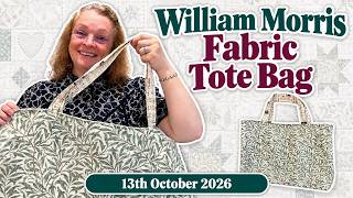 Easy William Morris Tote Bag Tutorial Made From Pillowcases - Sew What's Going On!