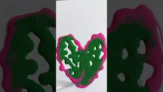 Hidden Heart Unlocked: Bubble Color mixing Surprise!🎨 #colormixing #paintmixing #guessthecolour