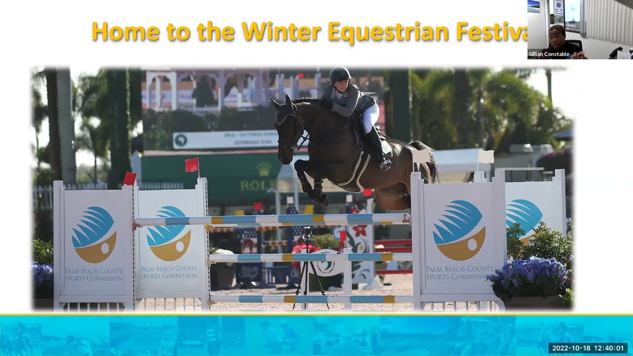 Gillian Constable, Sports Event Manager at the Palm Beach County Sports Commission