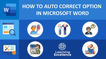 How to Auto Correct Option in Microsoft Word