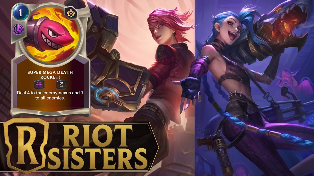 RIOT SISTERS - Jinx & Vi Arcane Deck - Legends of Runeterra