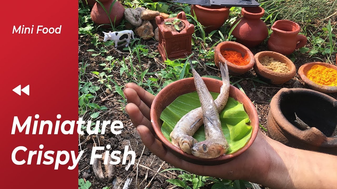 [FAST EDIT] Miniature Crispy Fish | Mini Food Best Street Food ...