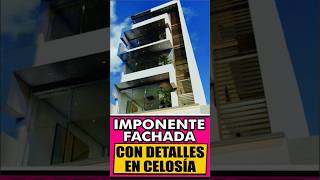 🟢 IMPONENTE FACHADA CON DETALLES EN CELOSÍA #arquitectura #short #education #diseño #fachada #diseño