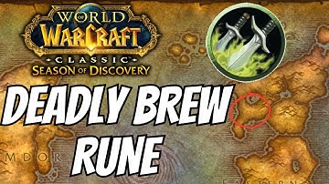 Deadly Brew Rune Location for Rogues | Season of Discovery