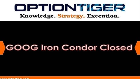 GOOG Iron Condor Closed by Options Trading Expert Hari Swaminathan