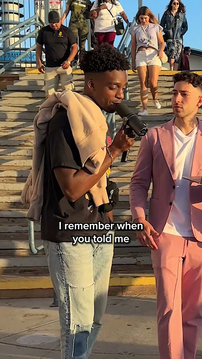 When You Find Random Rappers at Santa Monica Pier🤯 @jayo.mp3