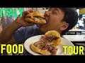 LEGENDARY PASTA & SANDWICHES! Food Tour of Florence Italy