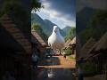 Giant Pigeon Trapped 🕊️ Saved by a Kind Hen 🥹| Emotional Story #shorts