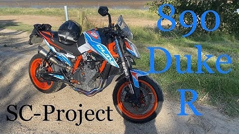 KTM DUKE 890 R - SC Project Exhaust/AR Headers - RAW SOUND