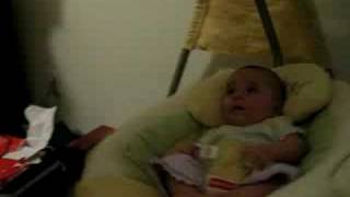 Avery laughing