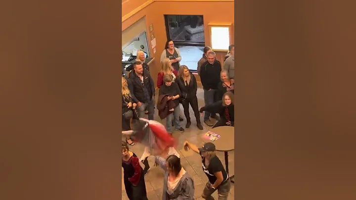 Flash mob at The Whitefish Theatre Company tonight