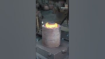 Inside the factory Hot Forging at Night – Sparks Lighting Up the Factory! #process #forging