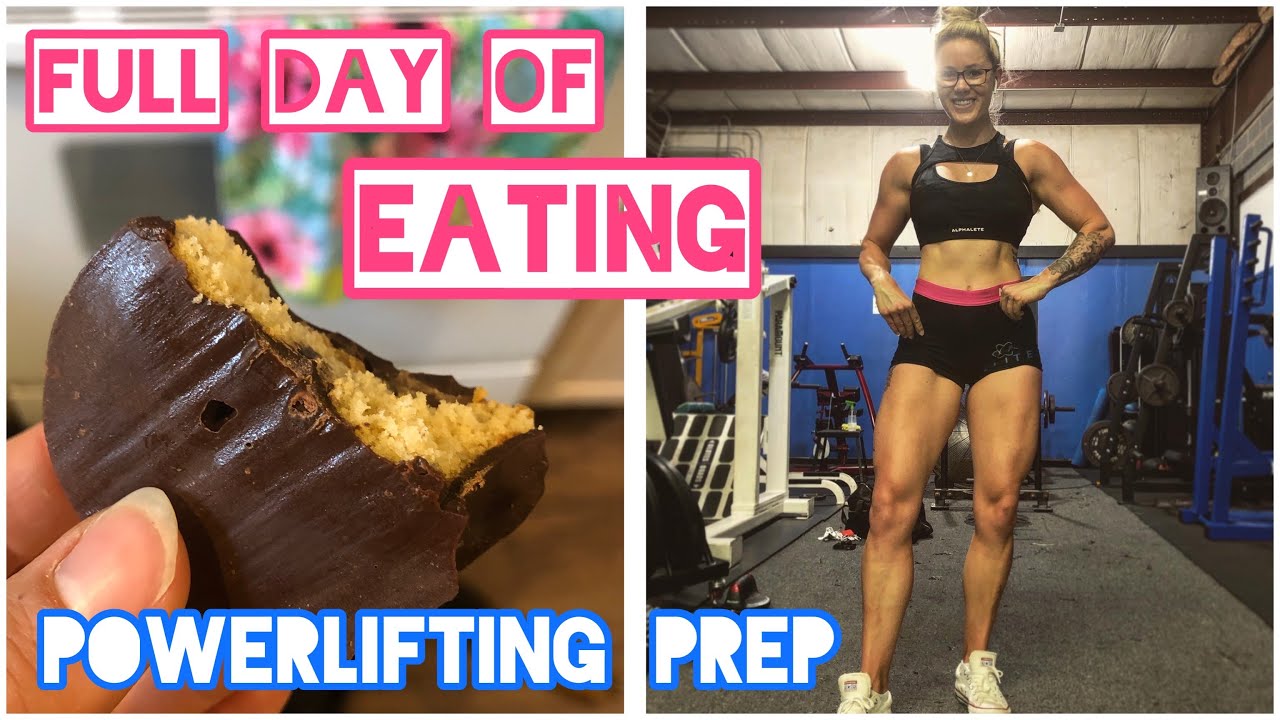 Full day of Eating Powerlifting Meet Prep Easy Meal Prep YouTube