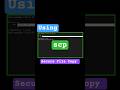 scp command for secure file copy over ssh, copy file to and from server securely #ssh #scp #linux