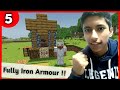 Minecraft Ep 5: Villager Trading And Fully Iron Armour ! Hindi