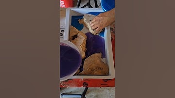 How to mix @LETSRESIN epoxy into maple burl!