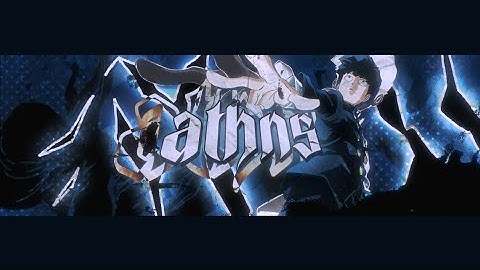 ABSTRACT BANNER SPEEDART - "athns" // PS TOUCH TUTORIAL - [free gfx]