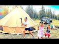 Tent camping in alpine tundra over 10500 feet