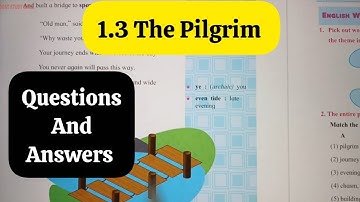8th Std - English - Chapter 1.3 The Pilgrim questions answers in hindi - Maharashtra board