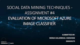 Evaluation of Image Classifier
