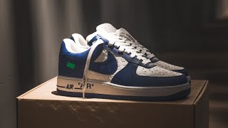 Louis Vuitton Nike Air Force 1 Blue Review