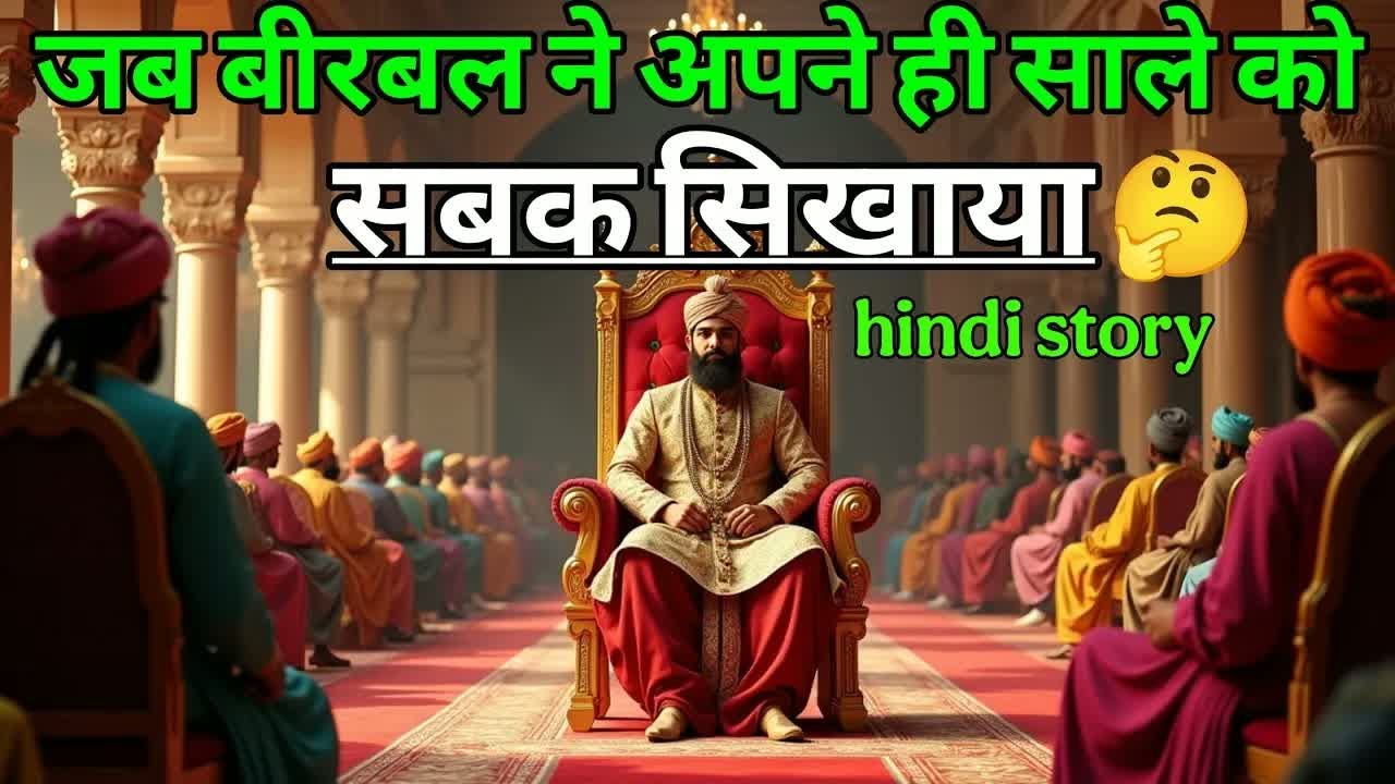 जब बीरबल ने अपने ही साले को सबक सिखाया ｜ akbar birbal ki kahani ｜ new majedar story｜Hindi kahaniya.