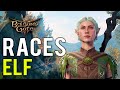 Elf Race Features Baldur's Gate 3