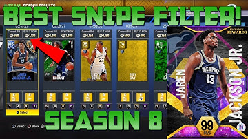 THE BEST SNIPE FILTER RIGHT NOW IN SEASON 8 NBA 2K22 MYTEAM - MAKE A LOT OF MT COINS