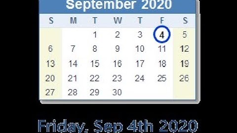 SEPTEMBER 4, 2020... part 2