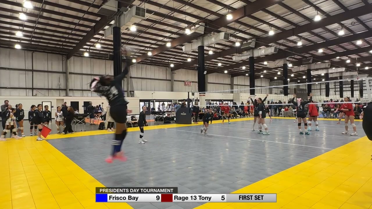 PRESIDENTS DAY TOURNAMENT Frisco Bay 13 vs Rage 13 Tony